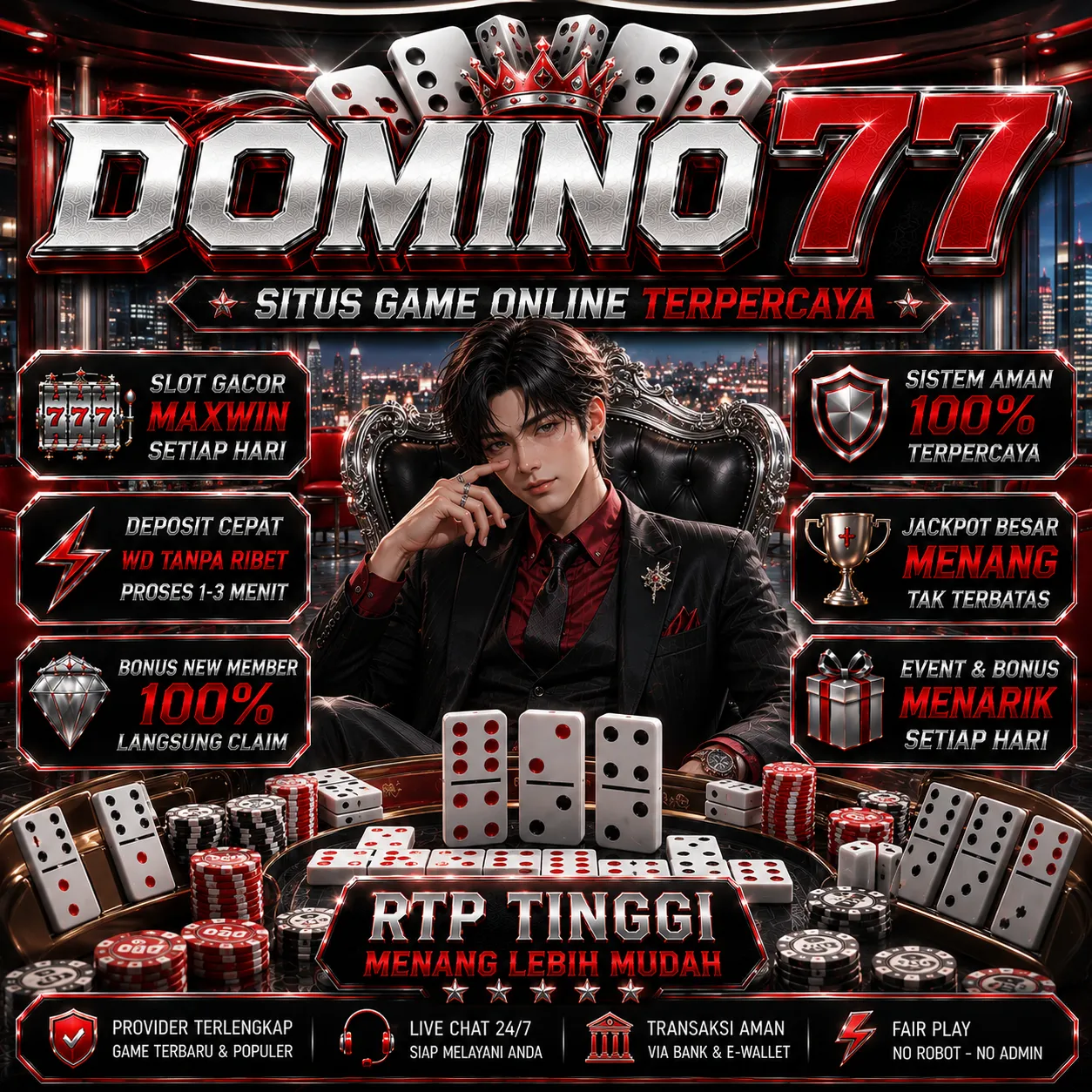 DOMINO77Banner